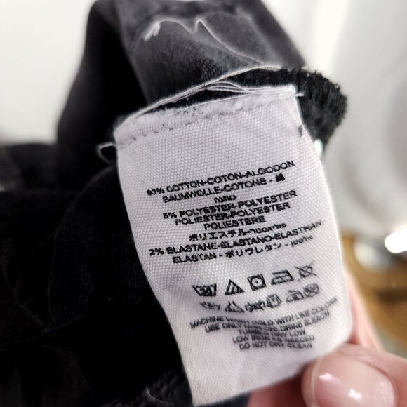 Free People Bootcut  Jeans Size 26 Stretch Raw Hem Fray Gray Mid-Rise - Picture 11 of 14